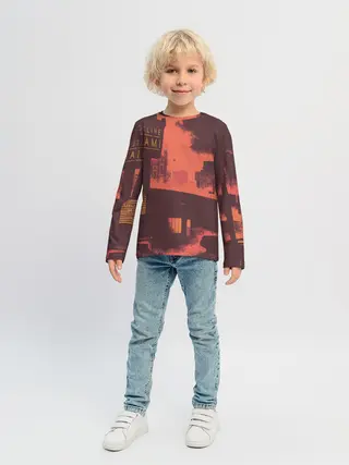 Детский лонгслив / Hotline miami