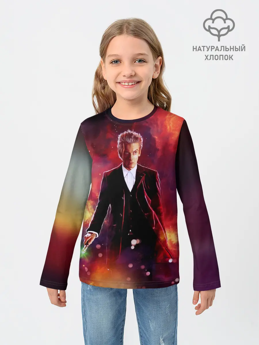 Детский лонгслив / ДОКТОР КТО