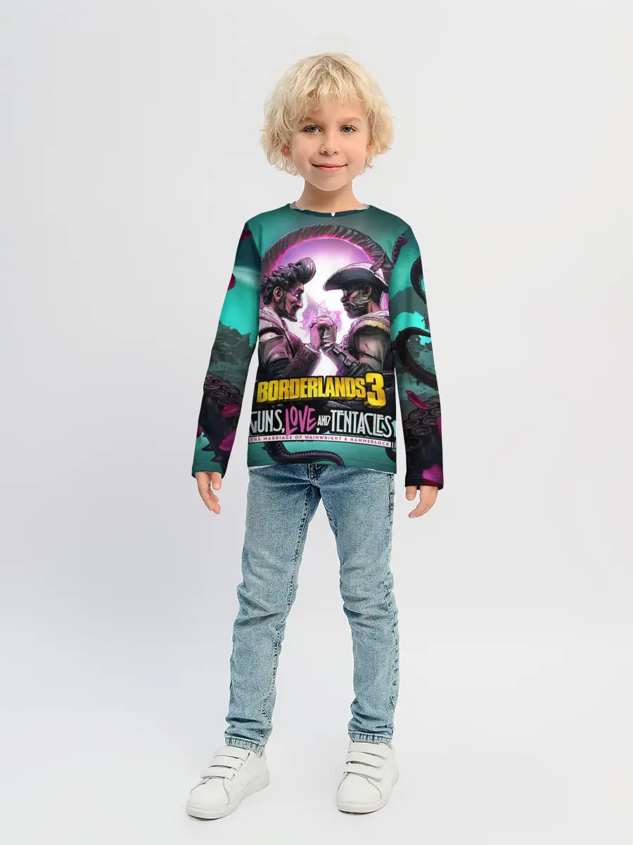 Детский лонгслив / borderlands 3