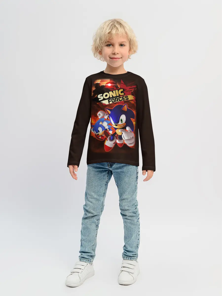 Детский лонгслив / SONIC