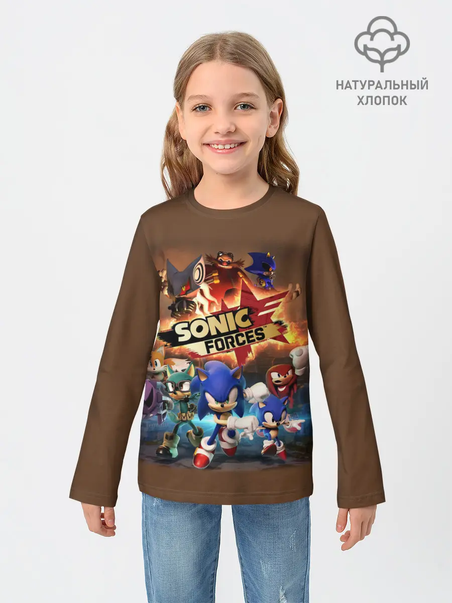 Детский лонгслив / SONIC