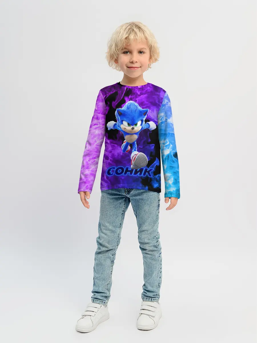 Детский лонгслив / SONIC
