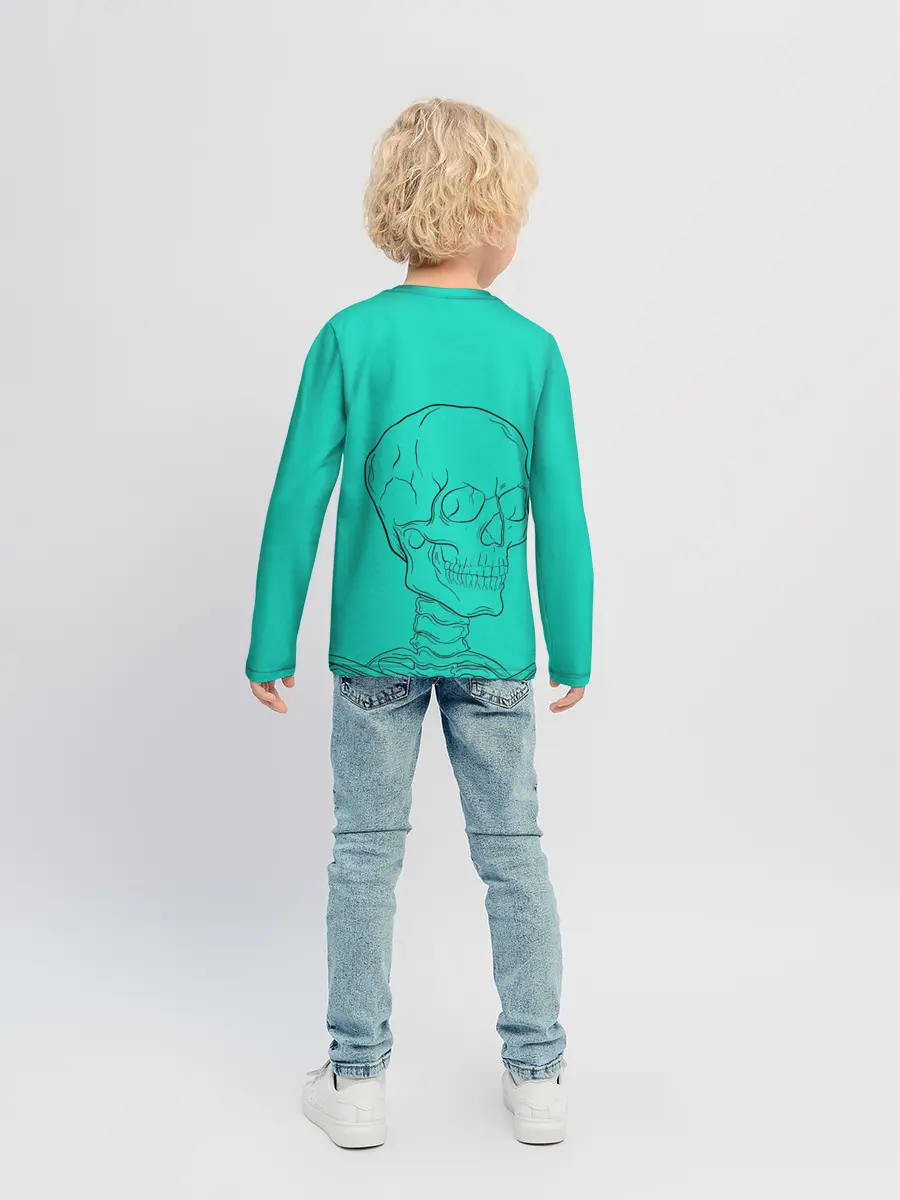 Детский лонгслив / I think Im okay