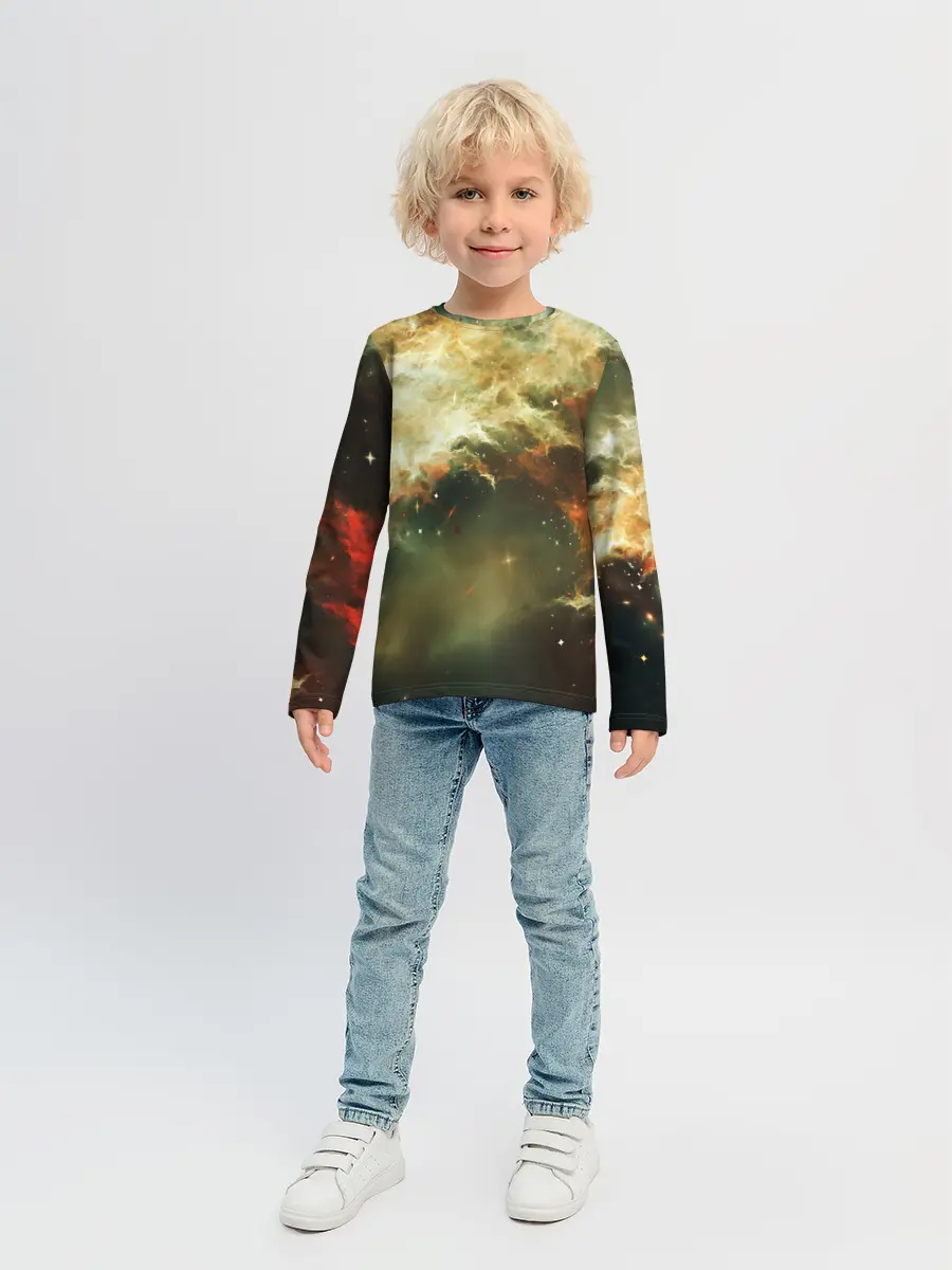 Детский лонгслив / НЕОНОВЫЕ ЗВЕЗДЫ