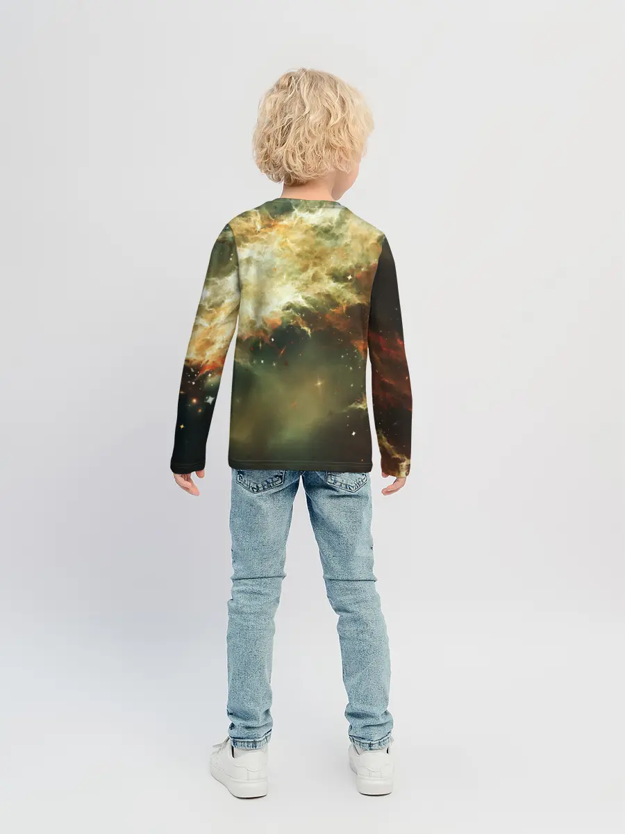 Детский лонгслив / НЕОНОВЫЕ ЗВЕЗДЫ
