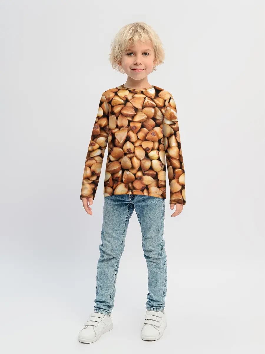 Детский лонгслив / Гречка