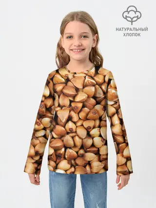 Детский лонгслив / Гречка