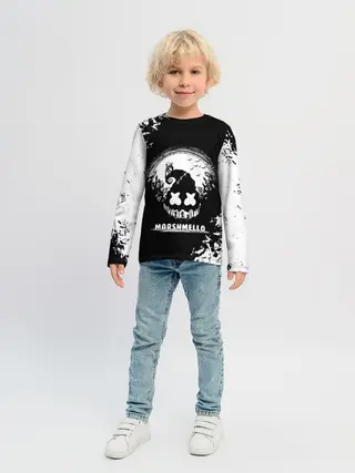 Детский лонгслив / Marshmello Кошмар
