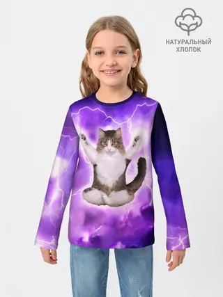 Детский лонгслив / Повелитель Молний | Котэ