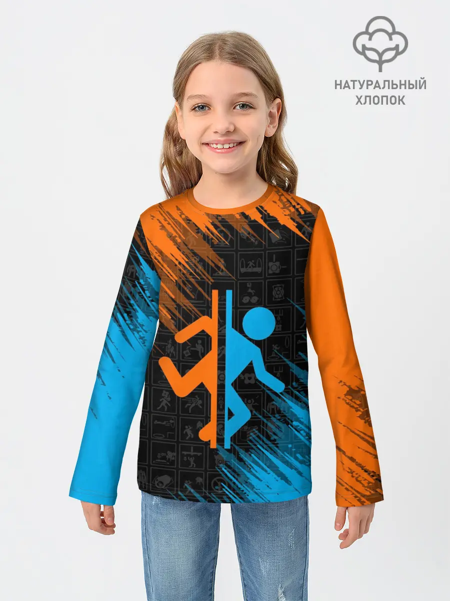 Детский лонгслив / PORTAL 2