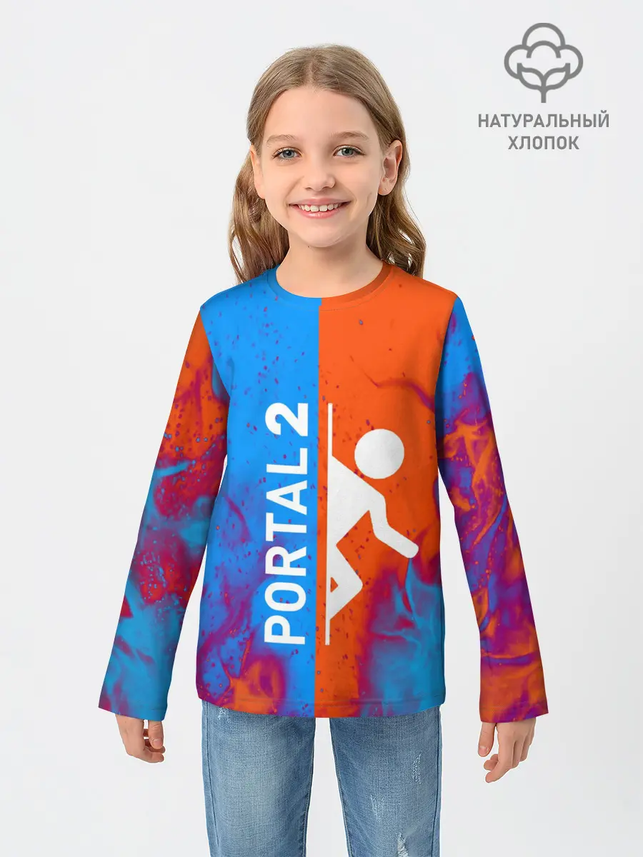 Детский лонгслив / PORTAL 2