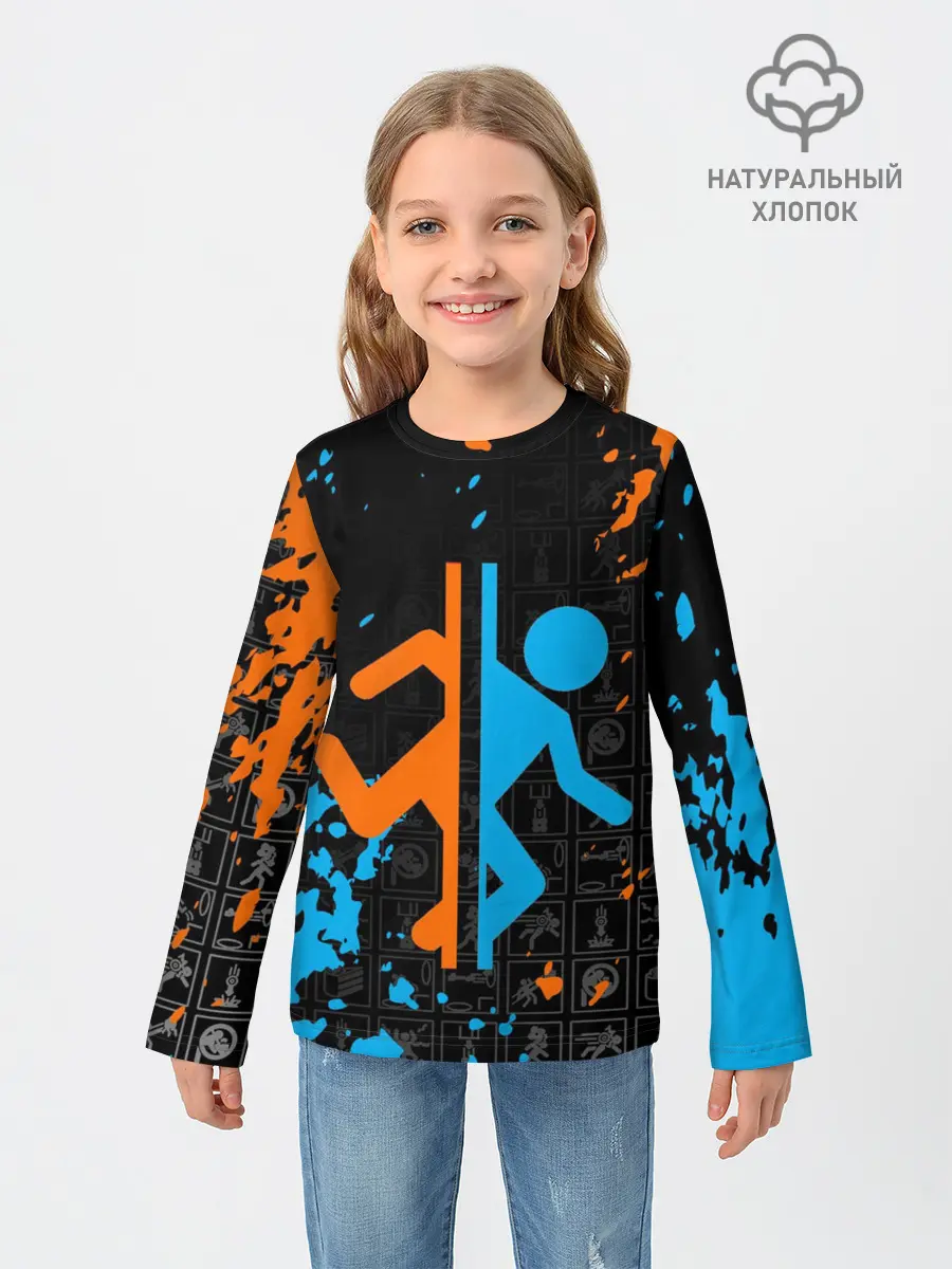 Детский лонгслив / PORTAL 2