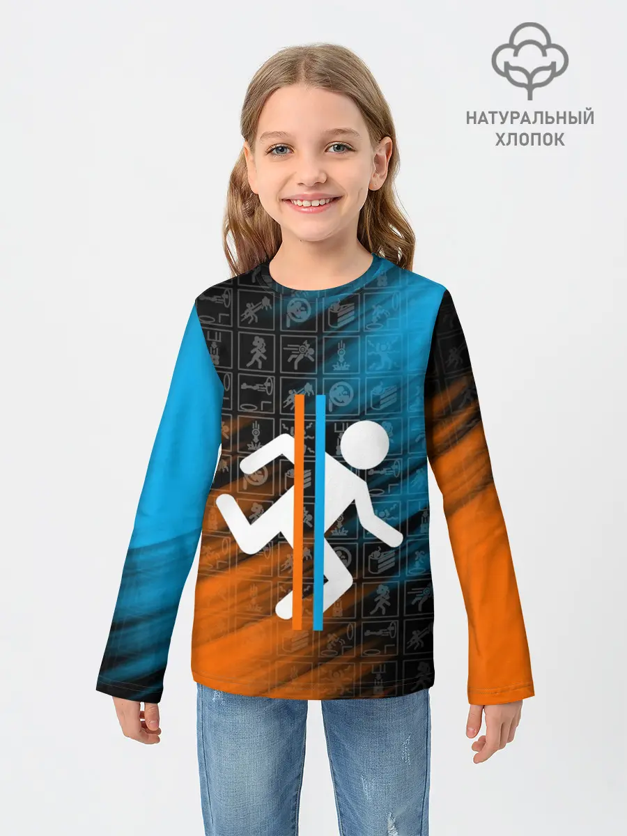 Детский лонгслив / PORTAL 2