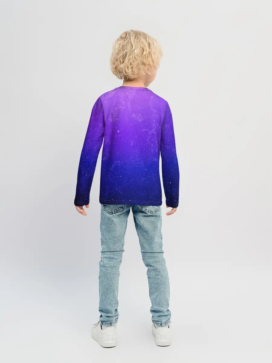 Детский лонгслив / Звёздное небо