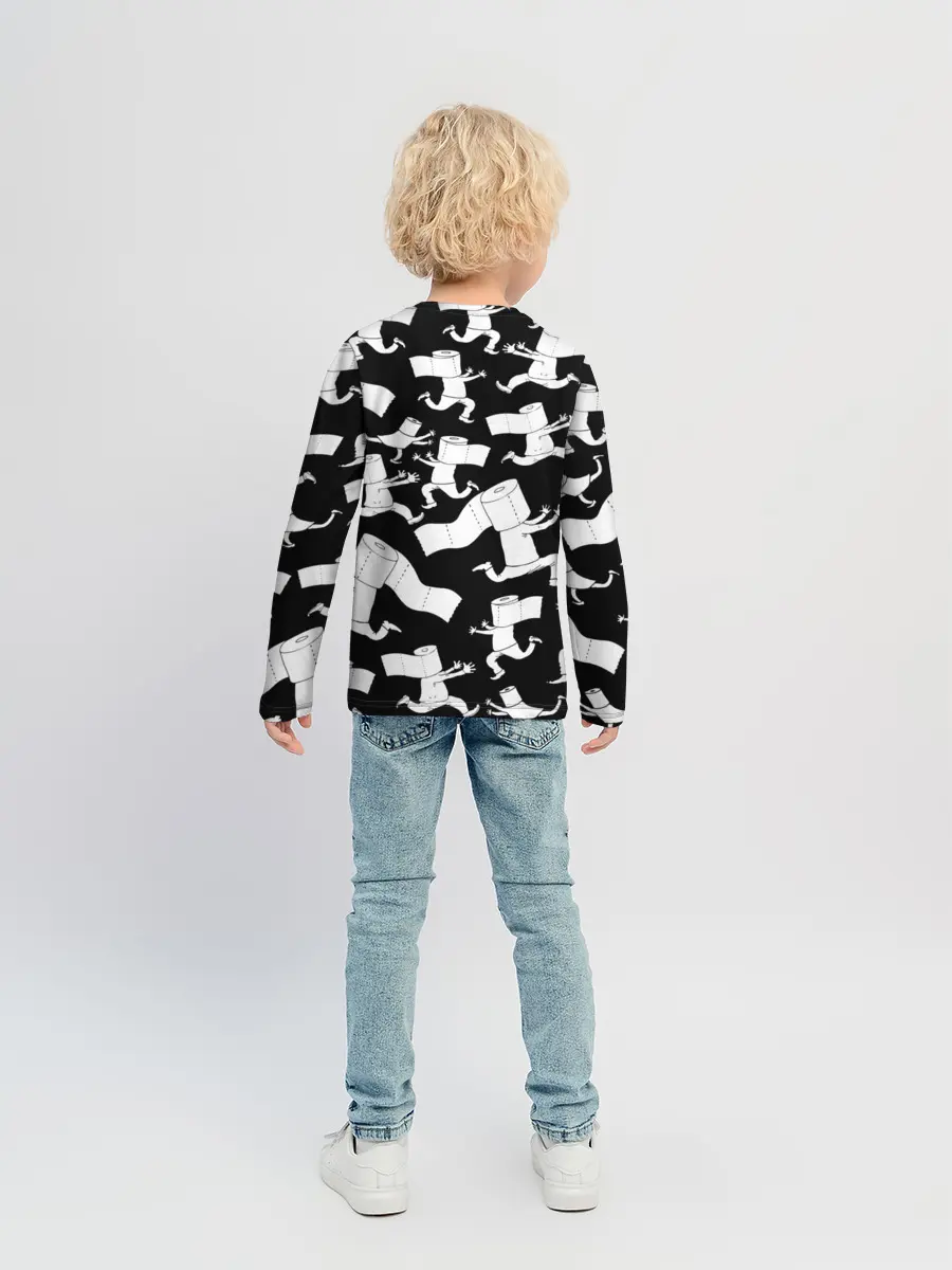 Детский лонгслив / Коронавирус