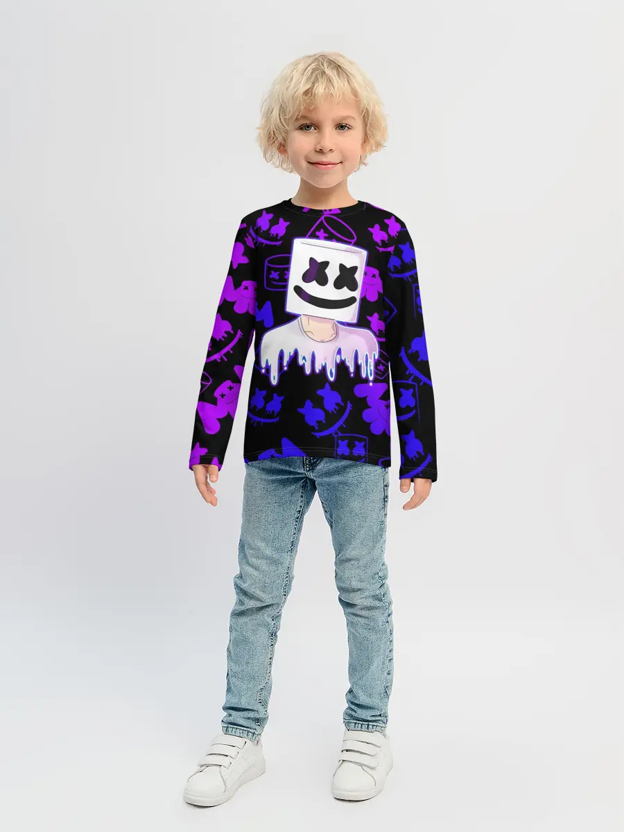 Детский лонгслив / Marshmello