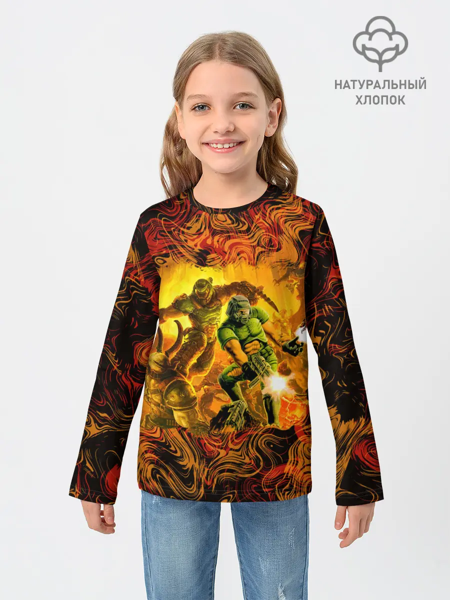 Детский лонгслив / DooM Eternal & 1993