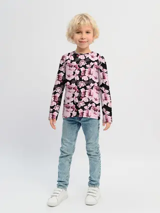 Детский лонгслив / Сакура