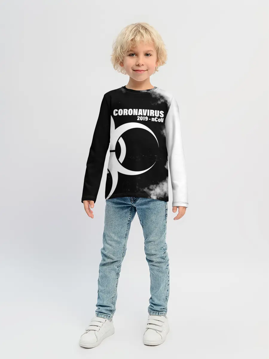 Детский лонгслив / Coronavirus 2019 - nCoV