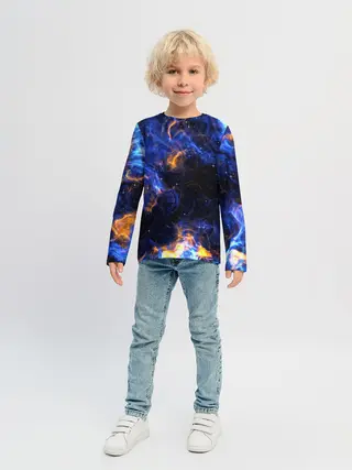 Детский лонгслив / Космос