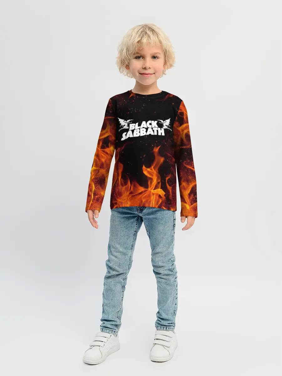 Детский лонгслив / Black Sabbath