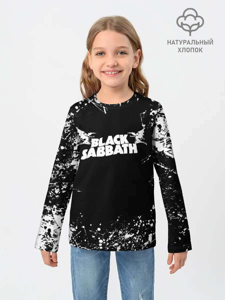 Детский лонгслив / Black Sabbath