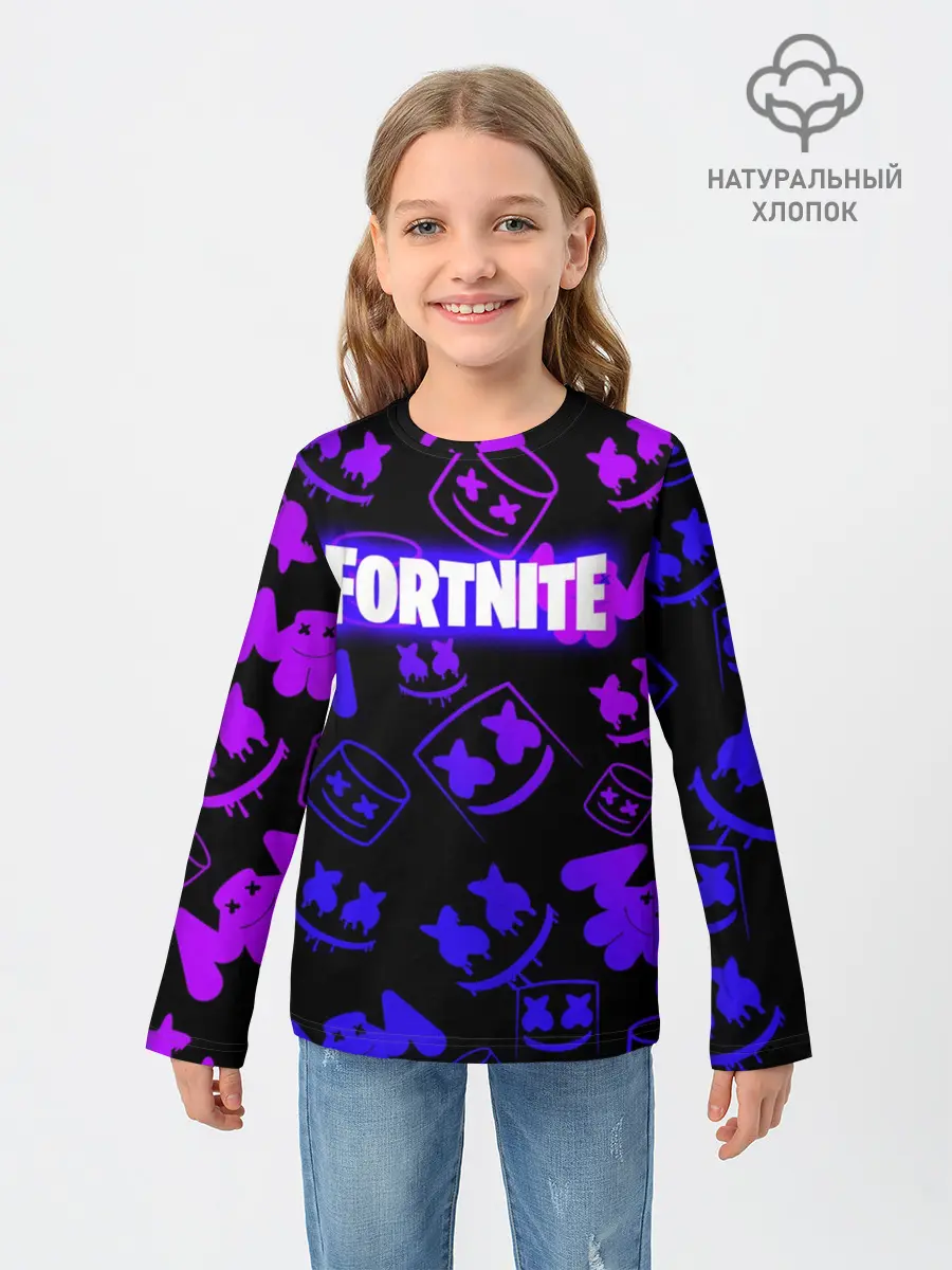 Детский лонгслив / FORTNITE MARSHMELLO
