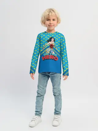 Детский лонгслив / Be the hero