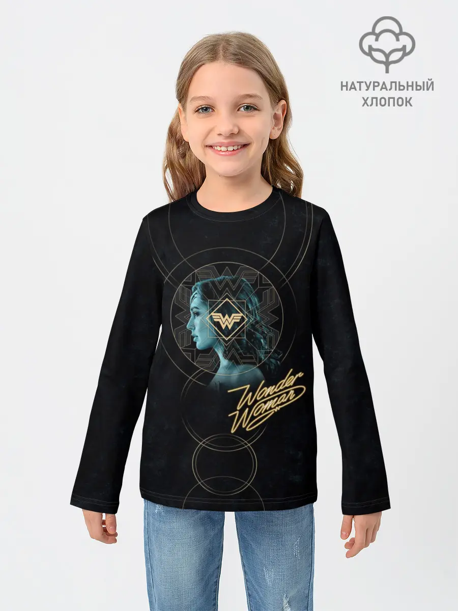 Детский лонгслив / Wonder Woman