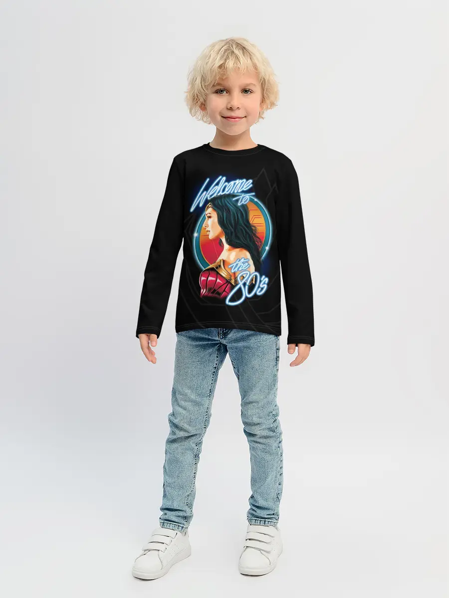 Детский лонгслив / Welcome to 80s
