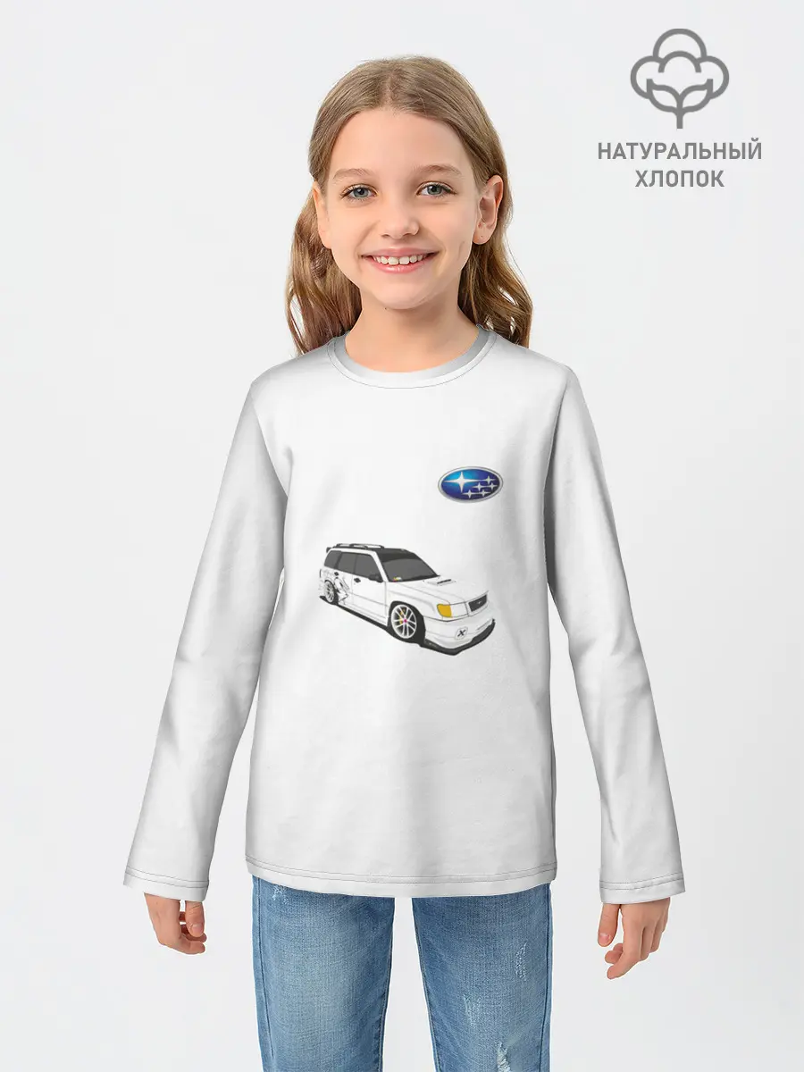 Детский лонгслив / SUBARU FORESTER | СУБАРУ ФОРЕСТЕР