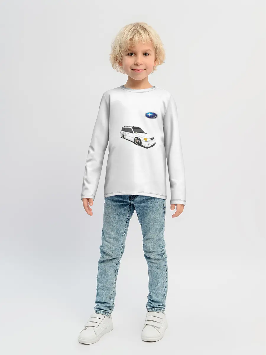 Детский лонгслив / SUBARU FORESTER | СУБАРУ ФОРЕСТЕР
