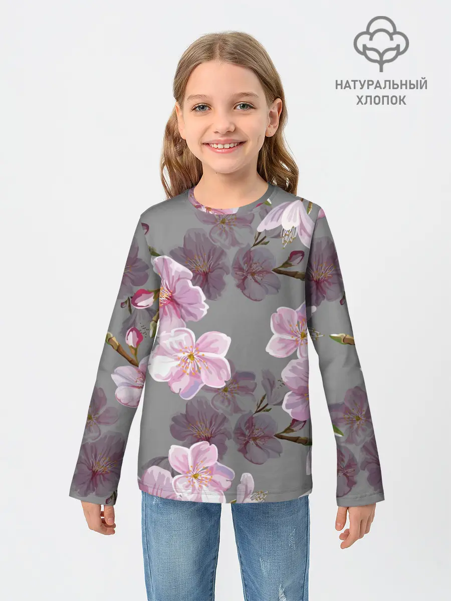 Детский лонгслив / САКУРА