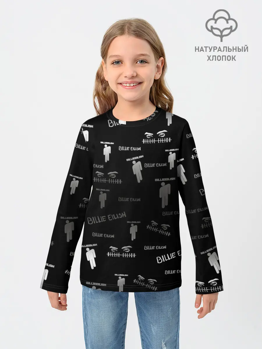 Детский лонгслив / Billie Eilish