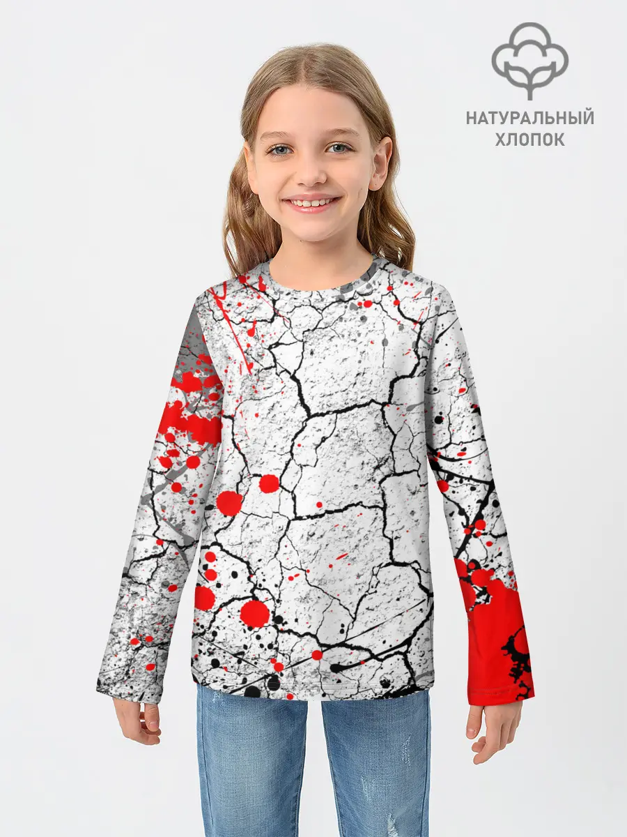 Детский лонгслив / КРОВАВЫЙ ГРАНЖ | BLOODY GRUNGE