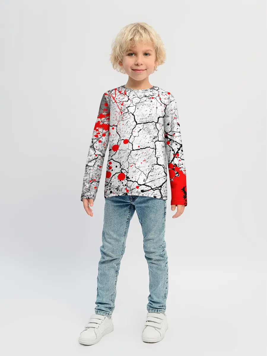 Детский лонгслив / КРОВАВЫЙ ГРАНЖ | BLOODY GRUNGE