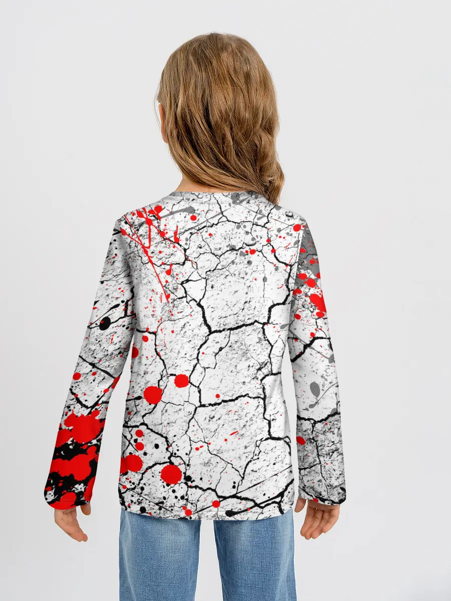 Детский лонгслив / КРОВАВЫЙ ГРАНЖ | BLOODY GRUNGE