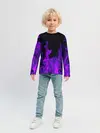 Детский лонгслив / ФИОЛЕТОВЫЙ ОГОНЬ | PURPLE FIRE