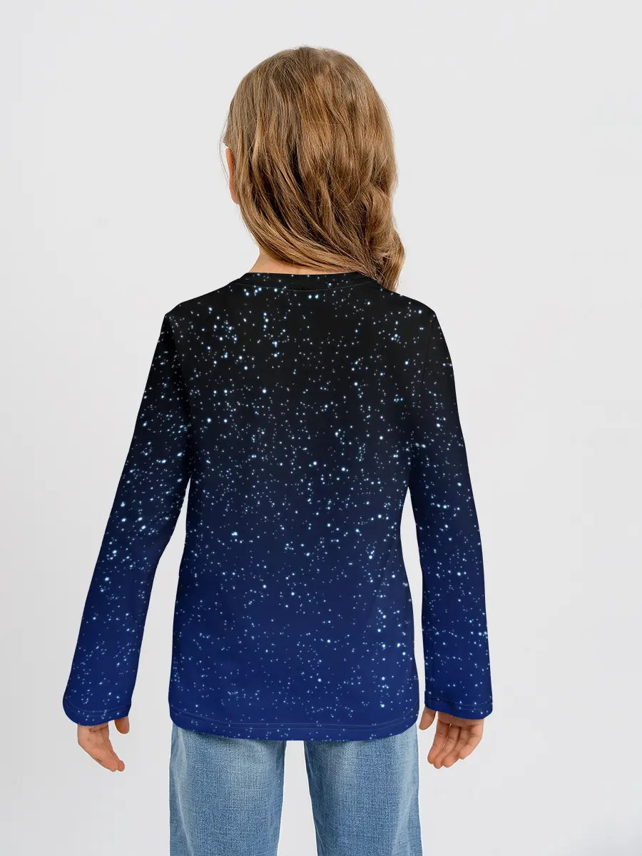 Детский лонгслив / НОЧНОЕ НЕБО
