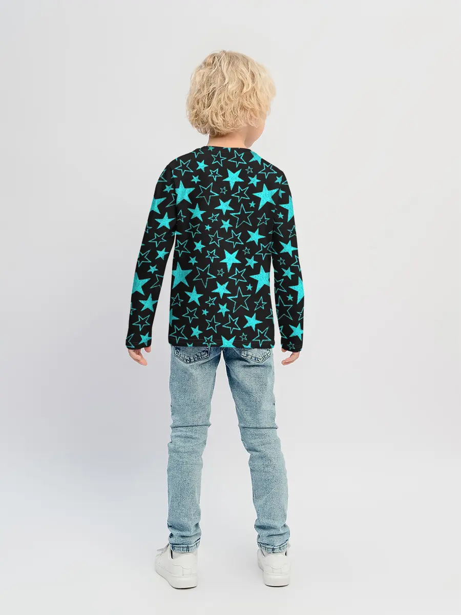Детский лонгслив / Звёздочки