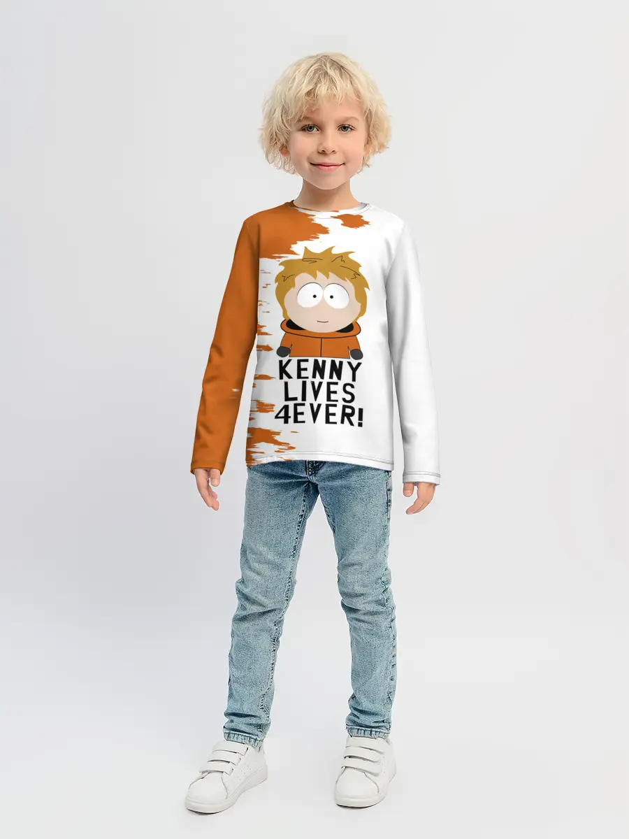 Детский лонгслив / Кенни вечно живой!