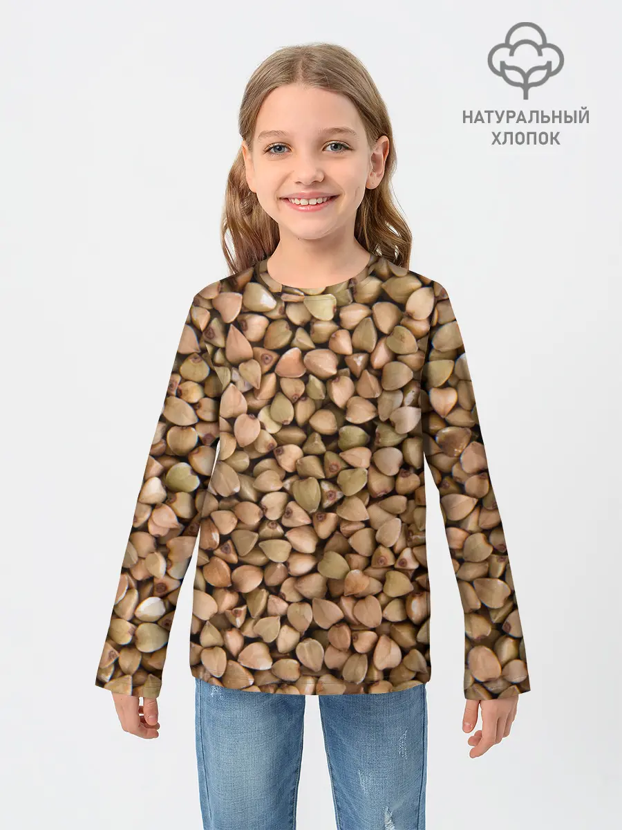 Детский лонгслив / Гречка Греча