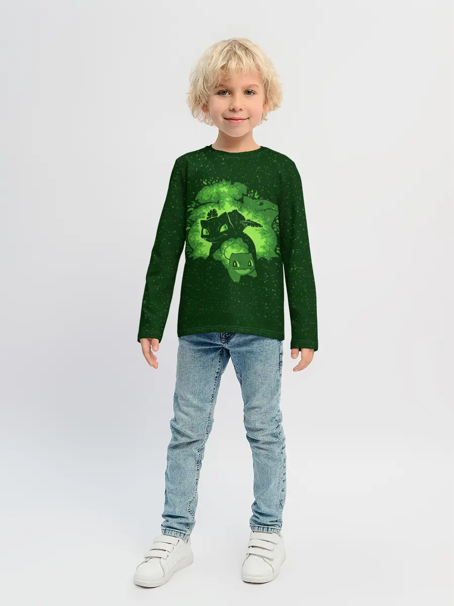 Детский лонгслив / Бульбазавр Эша