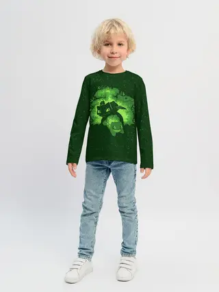 Детский лонгслив / Бульбазавр Эша