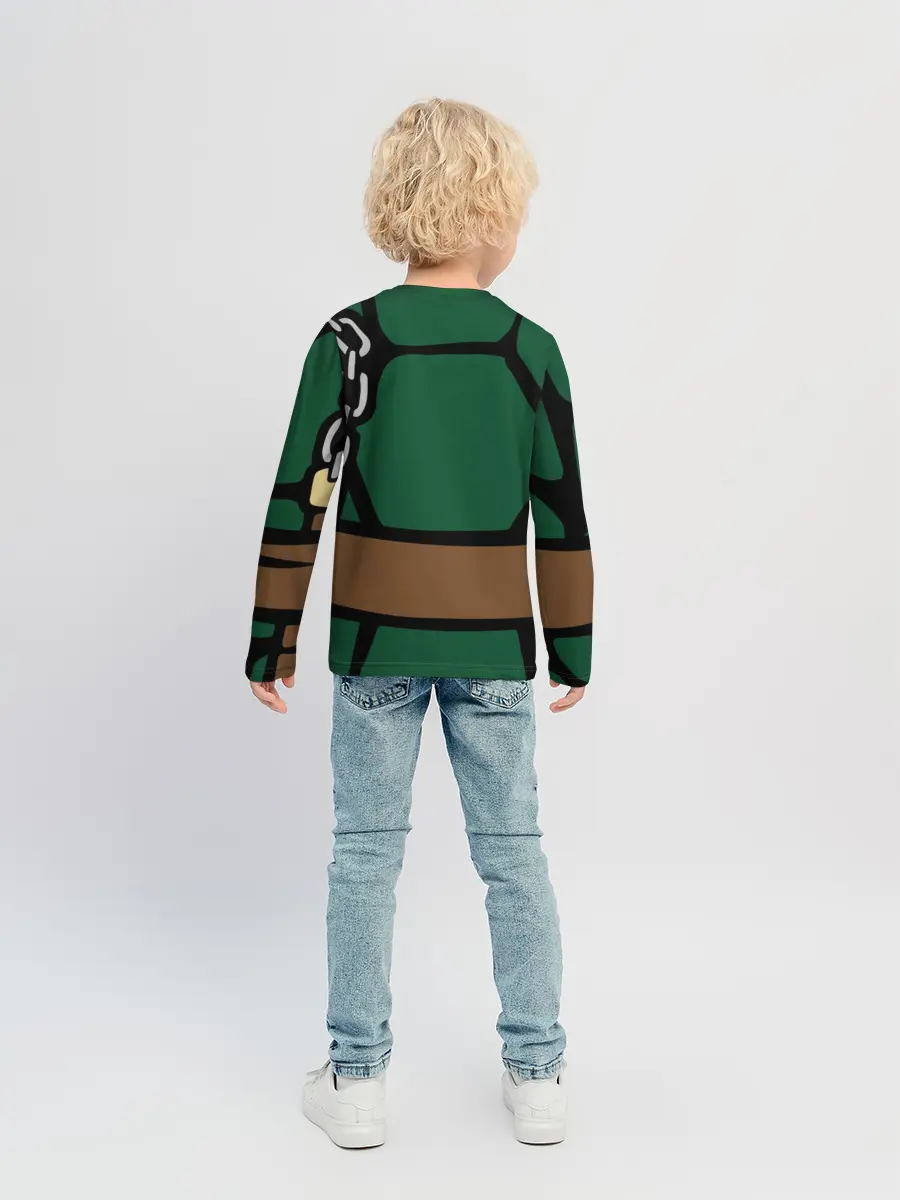 Детский лонгслив / Микеланджело Косплей