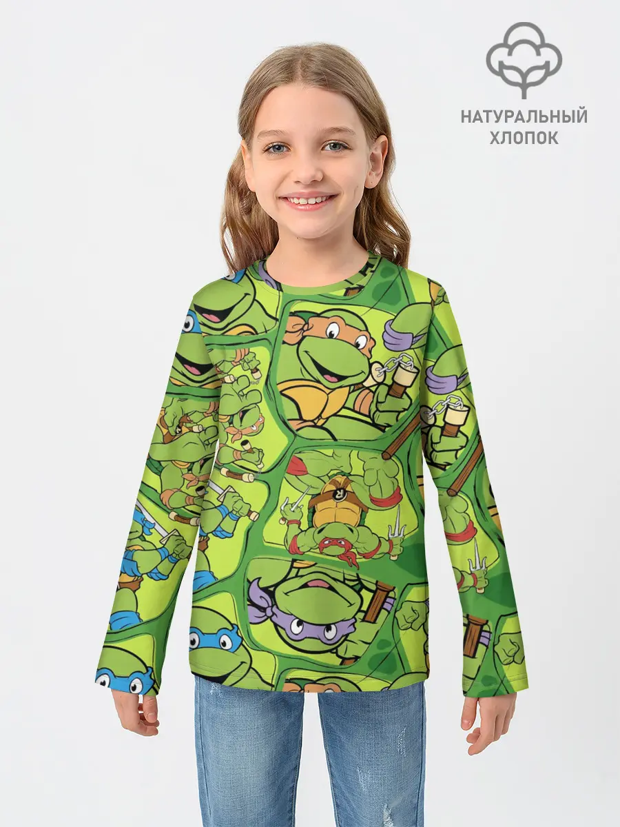 Детский лонгслив / Teenage Mutant Ninja Turtles