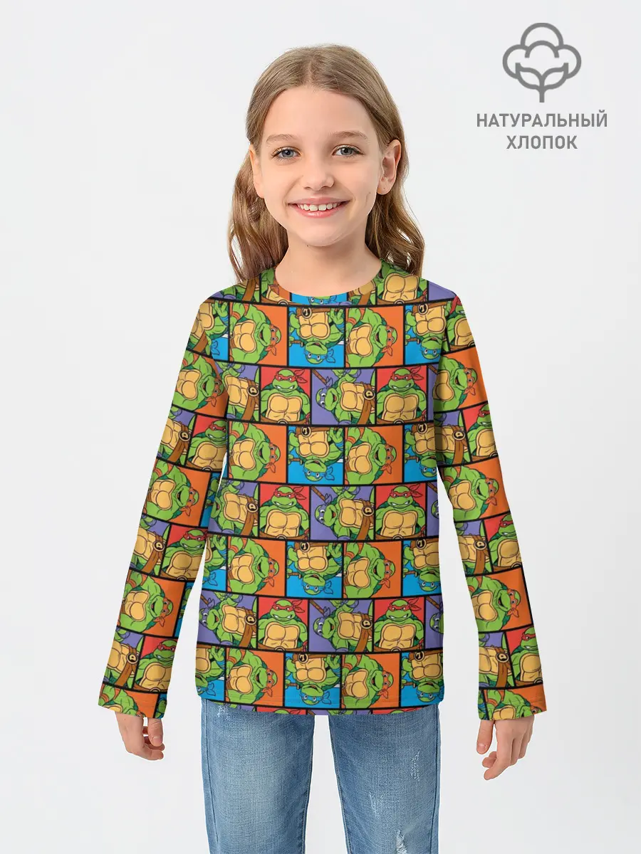 Детский лонгслив / Teenage Mutant Ninja Turtles