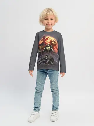 Детский лонгслив / Черепашки-ниндзя
