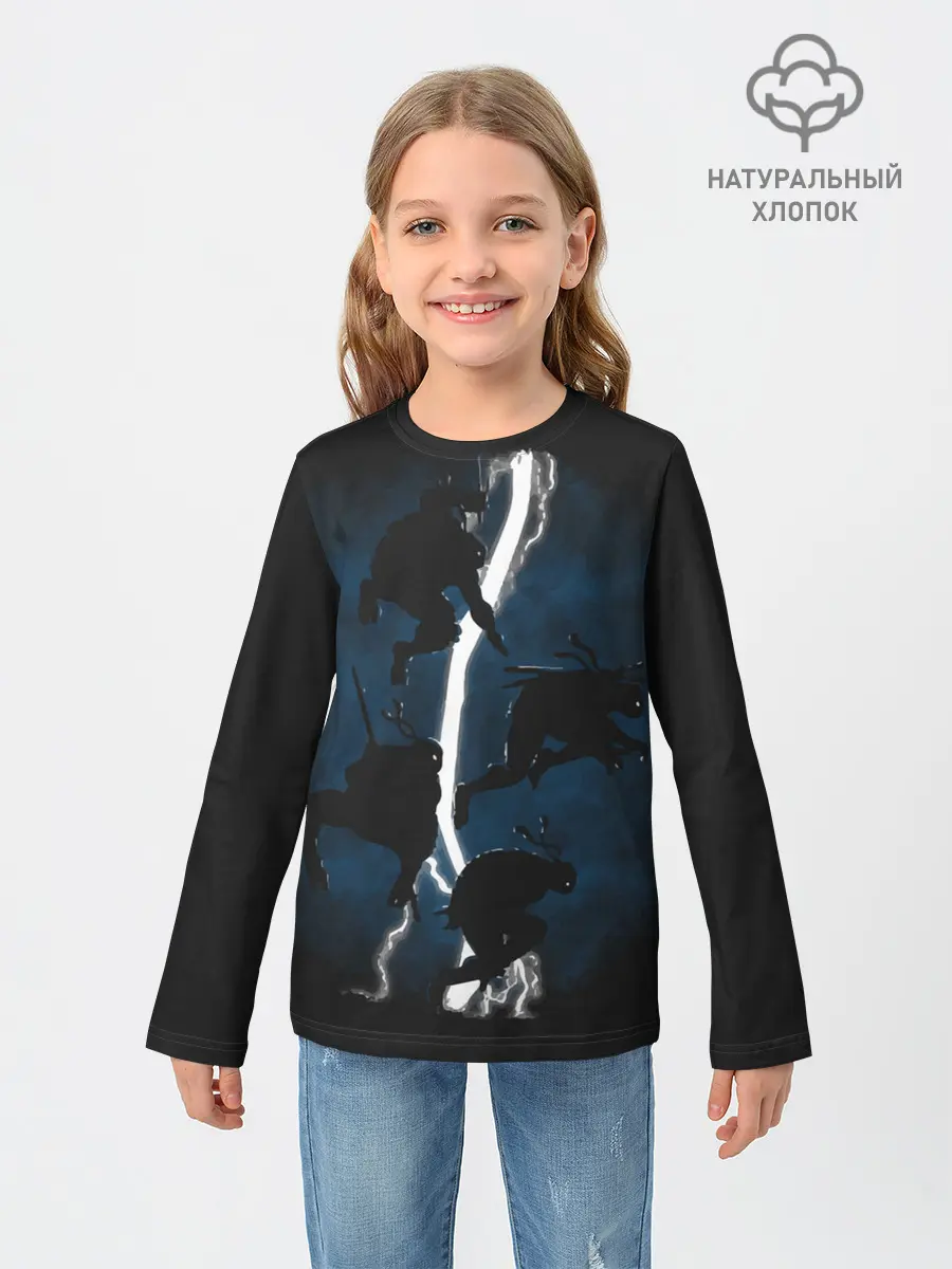 Детский лонгслив / Черепашки ниндзя