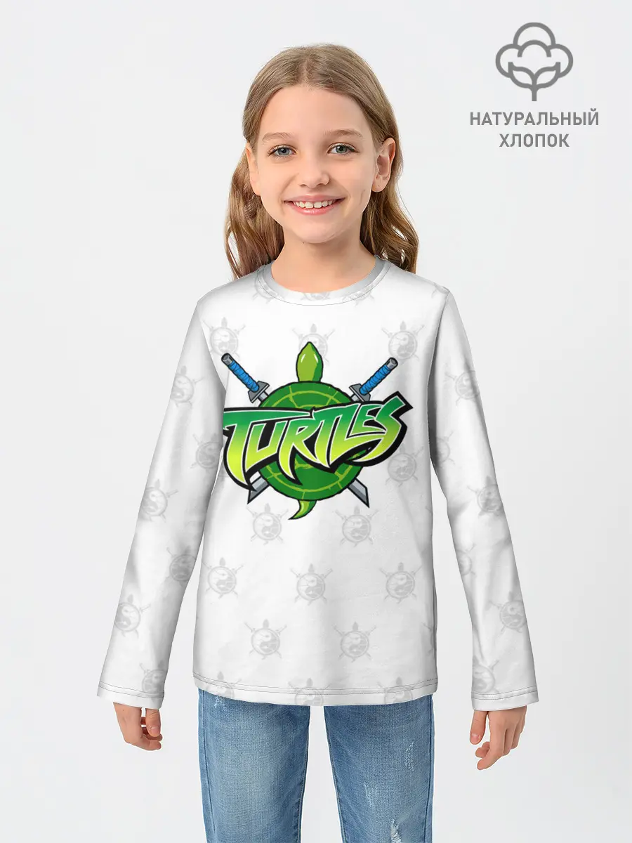 Детский лонгслив / Черепашки - ниндзя